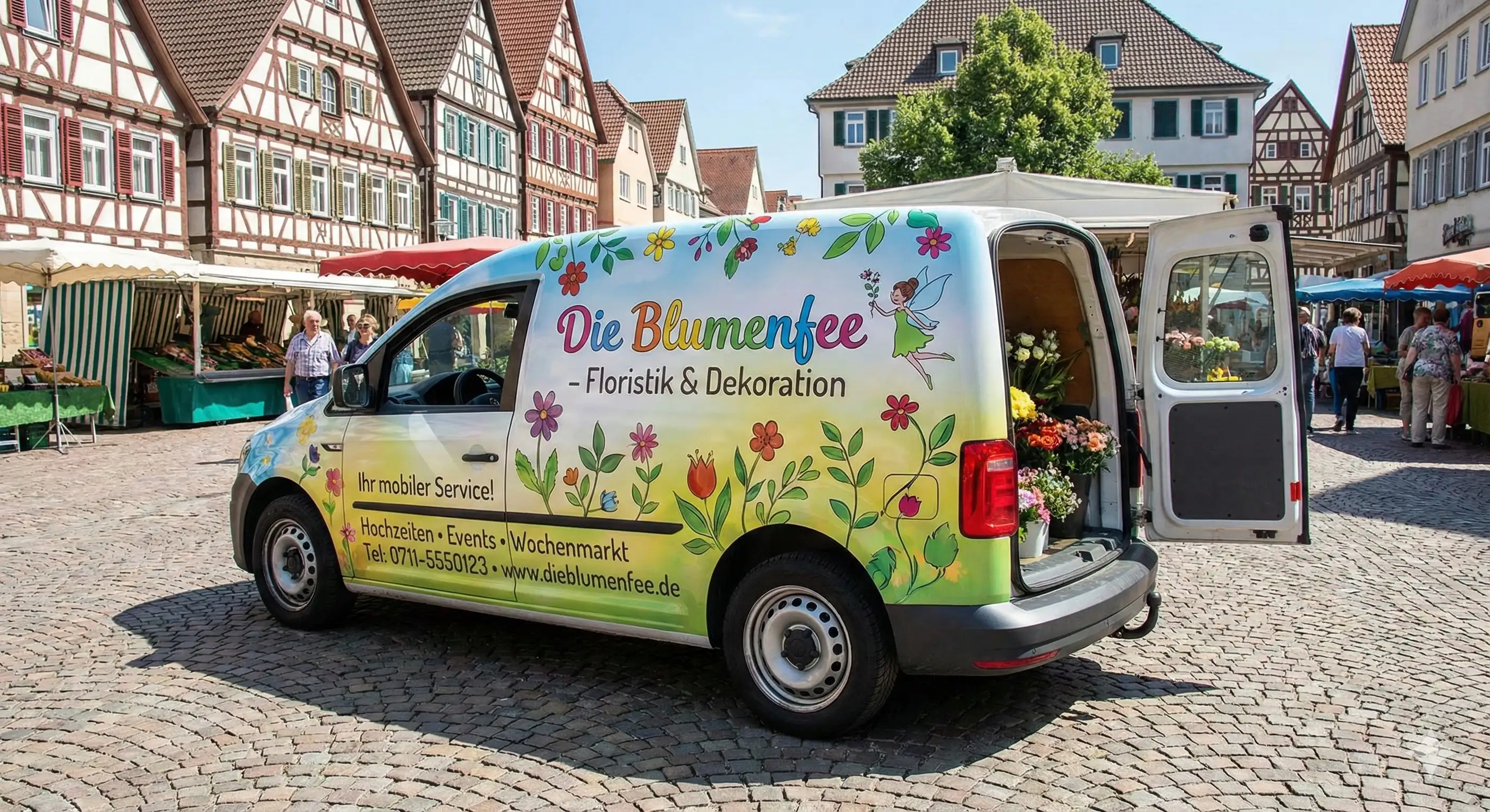 Vollfoliertes Fahrzeug als Beispiel was man nicht selber machen kann