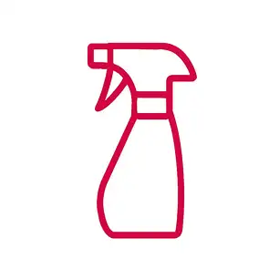 Wasserzerstäuber für die Nassverklebung von Folien